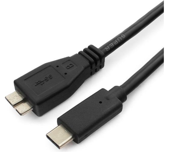 Кабель USB Cablexpert USB 3.0 microBM/USB Type-C, 1м, пакет CCP-USB3-mBMCM-1M