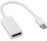 Переходник Cablexpert, miniDisplayPort - DisplayPort, 20M/20F, длина 16 см, белый, A-mDPM-DPF-001-W 1