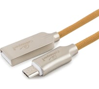 Кабель Cablexpert USB 2.0 AM/microB, длина 1.8м, золотой CC-P-mUSB02Gd-1.8M