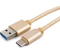 Кабель Cablexpert USB 3.0 AM/Type-C, длина 1.8м, золотой CC-P-USBC03Gd-1.8M