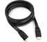 Кабель Cablexpert HDMI v2.0, 19M/19M, 3м, медь, позол. разъемы, экран, плоский кабель, черный CC-HDMI4F-10 1