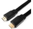 Кабель Cablexpert HDMI v2.0, 19M/19M, 3м, медь, позол. разъемы, экран, плоский кабель, черный CC-HDMI4F-10 2