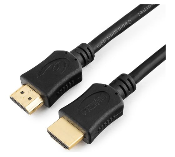 Кабель Cablexpert серия Light HDMI v1.4, 19M/19M, 4.5м, позол.разъемы, экран, черный CC-HDMI4L-15