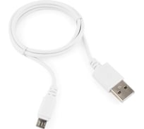 Кабель Cablexpert USB 2.0 AM/micro-BM 5P, 1м, белый, пакет CC-mUSB2-AMBM-1MW
