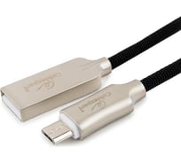 Кабель Cablexpert USB 2.0 AM/microB, длина 0.5м, черный CC-P-mUSB02Bk-0.5M