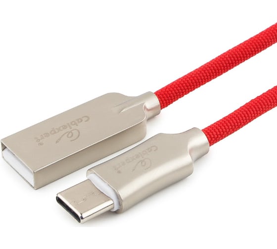 Кабель Cablexpert USB 2.0 AM/Type-C, длина 1.8м, красный CC-P-USBC02R-1.8M