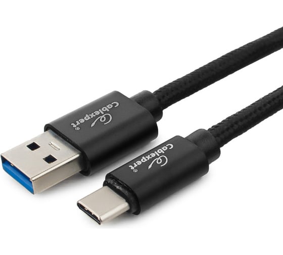 Кабель Cablexpert USB 3.0 AM/Type-C, длина 1.8м, черный CC-P-USBC03Bk-1.8M