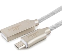 Кабель Cablexpert USB 2.0 AM/microB, длина 1.8м, белый CC-P-mUSB02W-1.8M