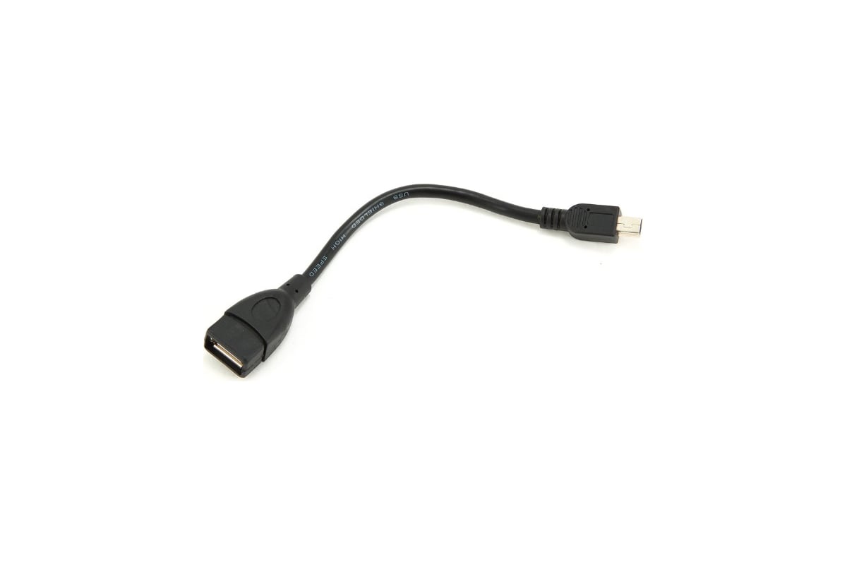 OTG кабель mini USB - 10 см