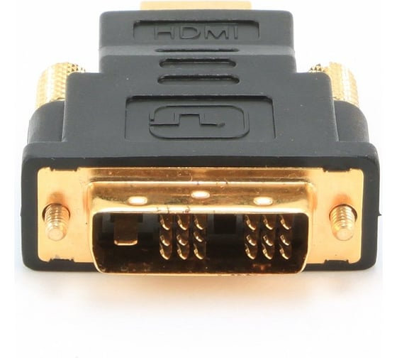 Переходник Cablexpert HDMI-DVI, 19M/19M, пакет, золотые разъемы A-HDMI-DVI-1 16206293