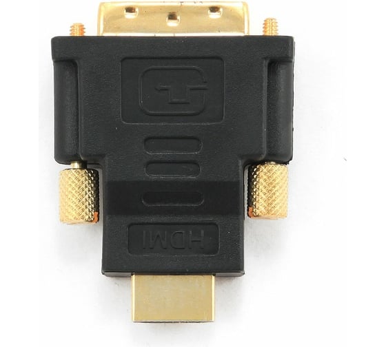 Переходник Cablexpert HDMI-DVI, 19M/19M, пакет, золотые разъемы A-HDMI-DVI-1