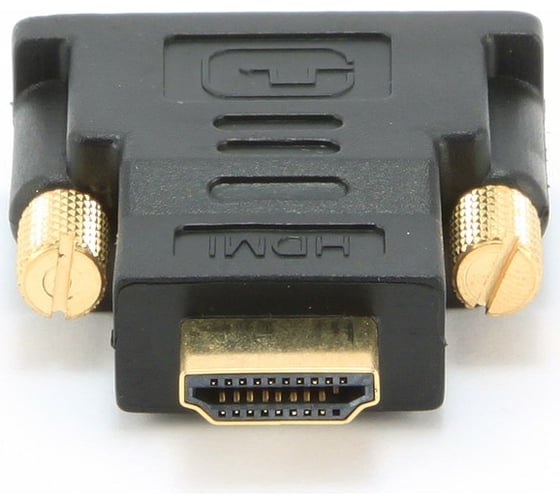 Переходник Cablexpert HDMI-DVI, 19M/19M, пакет, золотые разъемы A-HDMI-DVI-1