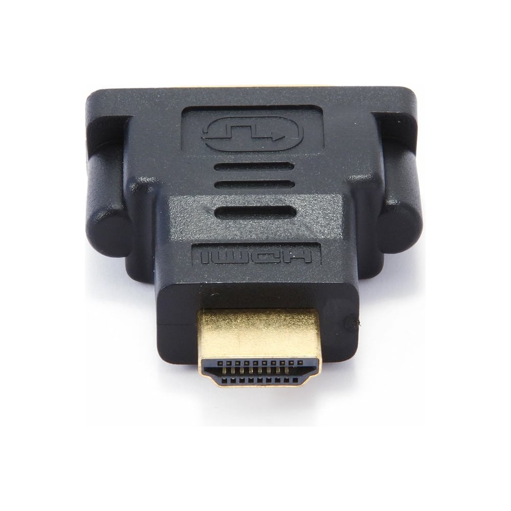 Переходник Cablexpert HDMI-DVI, 19M/25F, пакет, золотые разъемы A-HDMI ...