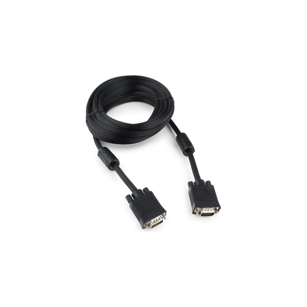 Кабель Cablexpert Premium VGA 15M/15M, 5.0м, черный CC-PPVGA-5M-B -  выгодная цена, отзывы, характеристики, фото - купить в Москве и РФ