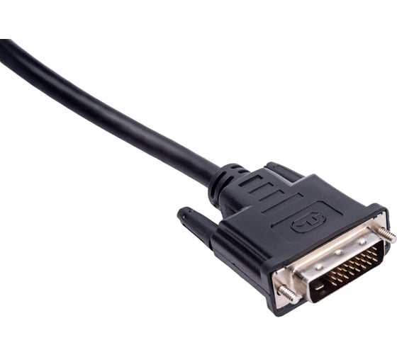 Кабель Cablexpert DVI-D, dual link, 25M/25M, 1.8м, CCS, черный CC-DVI2L-BK-6