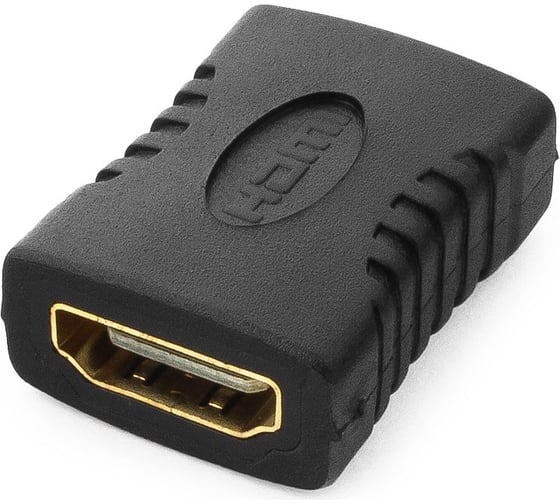 Переходник Cablexpert HDMI-HDMI, 19F/19F, пакет, золотые разъемы A-HDMI-FF