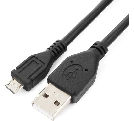 Кабель Cablexpert Pro USB 2.0 AM/microBM 26/28AWG 5P, 0.3м, экран, черный, пакет CCP-mUSB2-AMBM-0.3M