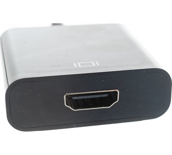 Переходник-конвертер Cablexpert USB Type-C(М)/HDMI(F), кабель 0.15м, черный, пакет A-CM-HDMIF-01