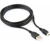 Кабель Cablexpert USB 2.0 Pro, AM/miniBM, 5P, 1.8м, экран, черный пакет CCP-USB2-AM5P-6 16205202