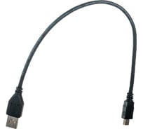 Кабель Cablexpert USB 2.0 Pro, AM/miniBM, 5P, 0.3м, экран, черный пакет CCP-USB2-AM5P-1 16205203