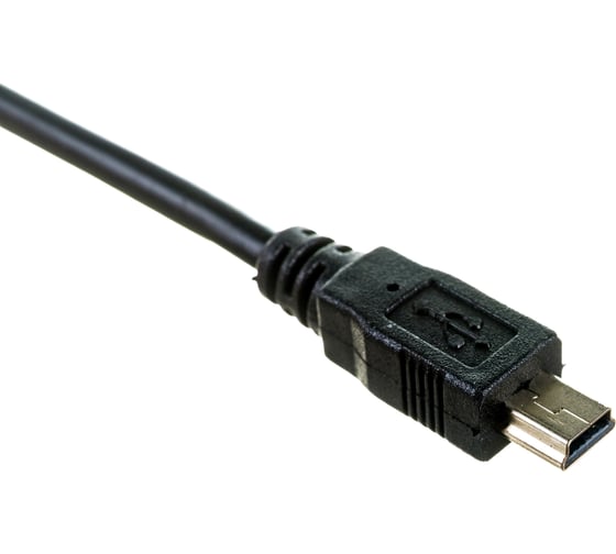 Кабель Cablexpert USB 2.0 Pro, AM/miniBM, 5P, 0.3м, экран, черный пакет CCP-USB2-AM5P-1