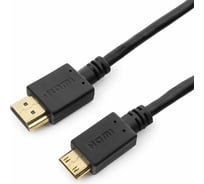 Кабель Cablexpert HDMI-mini HDMI 19M/19M 3.0м v2.0 3D Ethernet медь, позол.разъемы, экран, черный CC-HDMI4C-10