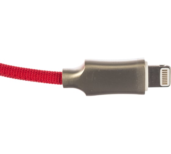 Кабель Cablexpert USB для Apple, MFI, AM/Lightning, длина 1м, красный CC-P-APUSB02R-1M