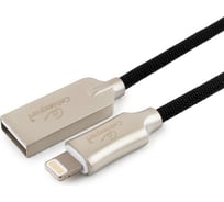 Кабель для Apple Cablexpert MFI USB AM/Lightning, длина 0.5м, черный CC-P-APUSB02Bk-0.5M