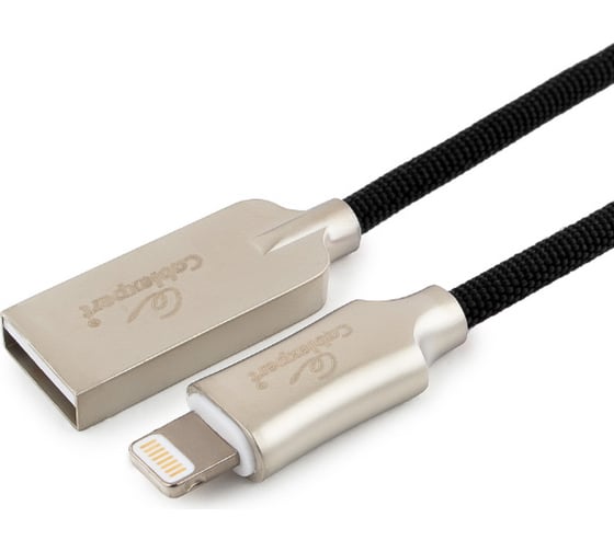 Кабель для Apple Cablexpert MFI USB AM/Lightning, длина 1.8м, черный CC-P-APUSB02Bk-1.8M