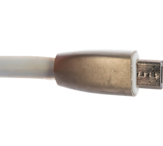 Кабель Cablexpert серия Gold USB 2.0 AM/micro-B, длина 1м, белый, блистер CC-G-mUSB01W-1M