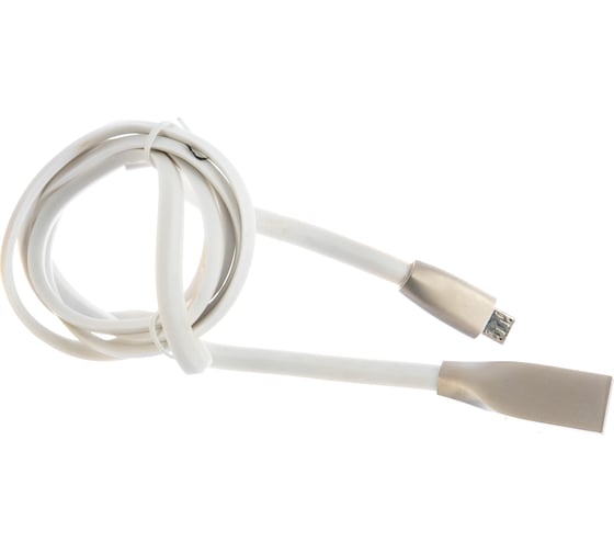 Кабель Cablexpert серия Gold USB 2.0 AM/micro-B, длина 1м, белый, блистер CC-G-mUSB01W-1M