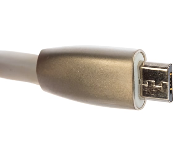 Кабель Cablexpert серия Gold USB 2.0 AM/micro-B, длина 3м, белый, блистер CC-G-mUSB01W-3M