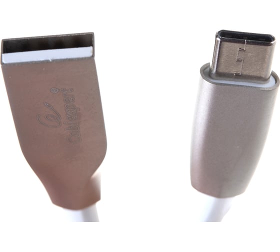 Кабель Cablexpert серия Gold USB 2.0 AM/Type-C, длина 3м, белый, блистер CC-G-USBC01W-3M