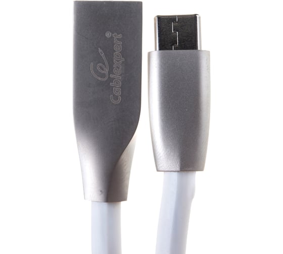 Кабель Cablexpert серия Gold USB 2.0 AM/Type-C, длина 3м, белый, блистер CC-G-USBC01W-3M