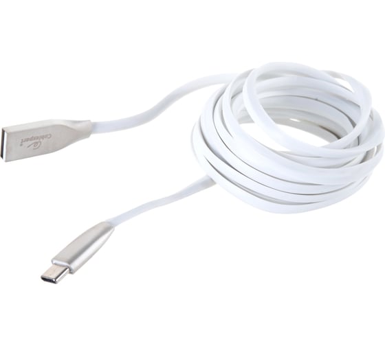 Кабель Cablexpert серия Gold USB 2.0 AM/Type-C, длина 3м, белый, блистер CC-G-USBC01W-3M
