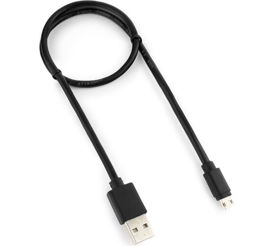 Кабель Cablexpert USB 2.0 AM/micro B 5P, двусторонние разъемы, 0.5м, пакет CC-mUSBDS-0.5M 1