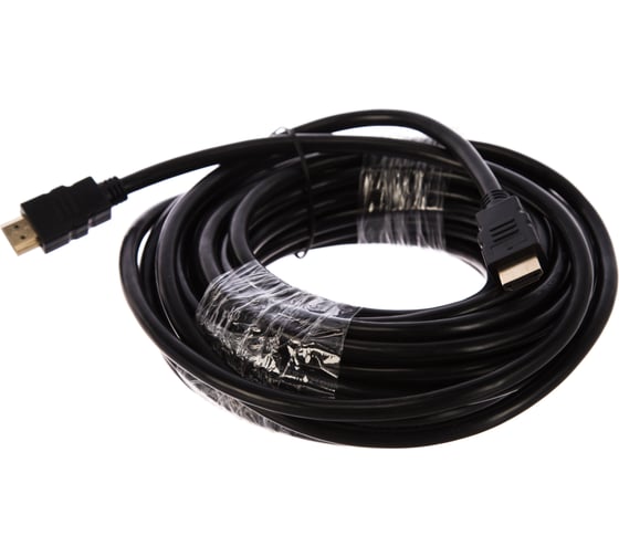 Кабель Cablexpert HDMI v2.0, 19M/19M, 10м, медь, черный, позолоченные разъемы, экран, пакет CC-HDMI4-10M