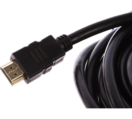 Кабель Cablexpert HDMI v2.0, 19M/19M, 10м, медь, черный, позолоченные разъемы, экран, пакет CC-HDMI4-10M