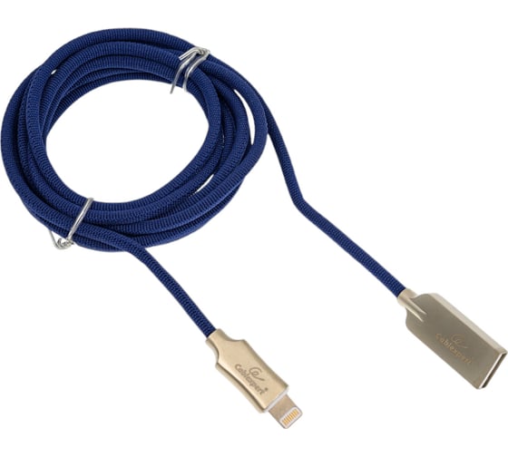 Кабель для Apple Cablexpert MFI USB AM/Lightning, длина 1.8м, синий CC-P-APUSB02Bl-1.8M 1