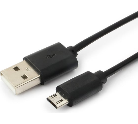 Кабель Cablexpert USB 2.0 Pro AM/micro BM 5P, 1.8м, витой, черный, пакет CC-mUSB2C-AMBM-6