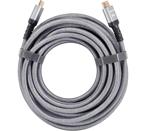 Кабель AOpen/Qust HDMI 19M/M ver 2.1 8K 60Hz Econom оплетка 10m ACG859A-10.0