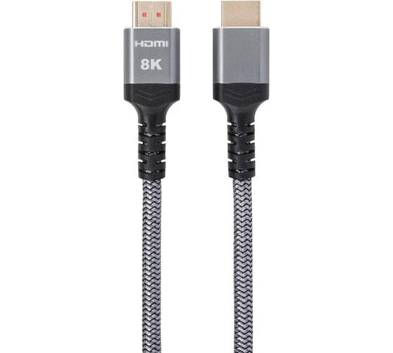 Кабель AOpen/Qust HDMI 19M/M ver 2.1 8K 60Hz Econom оплетка 7.5m ACG859A-7.5