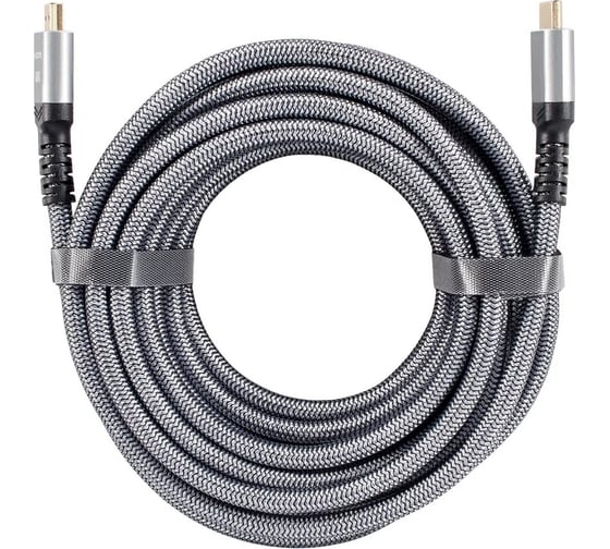 Кабель AOpen/Qust HDMI 19M/M ver 2.1 8K 60Hz Econom оплетка 7.5m ACG859A-7.5