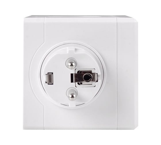 Разветвитель ROCKETSOCKET cube original lite 3 euro 16a, 3 usb 2a+c с блоком 5в/3.1а, цвет белый-серый GN1206