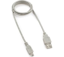 Кабель Cablexpert USB2.0 AM/MiniUSB, медь, экран, Pro, 0.9м серый, пакет, CC-USB2-AM5P-3-N