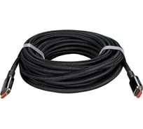 Кабель AOpen/Qust HDMI 19M/M ver 2.1 8K 60Hz Econom оплетка 10m ACG859B-10.0