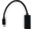 Переходник Cablexpert, miniDisplayPort - DisplayPort, 20M/20F, длина 16 см, черный, A-mDPM-DPF-001 1