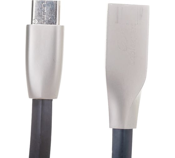 Кабель Cablexpert, USB 2.0 AM/Type-C, серия Gold, длина 0.5 м, черный, блистер, CC-G-USBC01Bk-0.5M