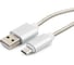 Кабель Cablexpert, USB 2.0 AM/microB, серия Gold, длина 1.8 м, серебро, блистер, CC-G-mUSB02S-1.8M 1