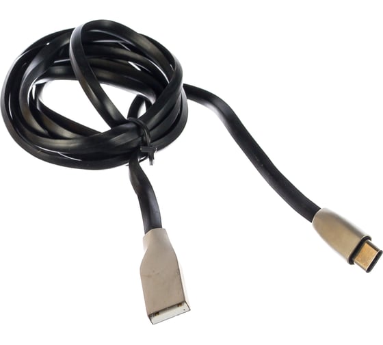 Кабель Cablexpert USB 2.0 AM/Type-C, серия Gold, длина 1.8 м, черный, блистер, CC-G-USBC01Bk-1.8M